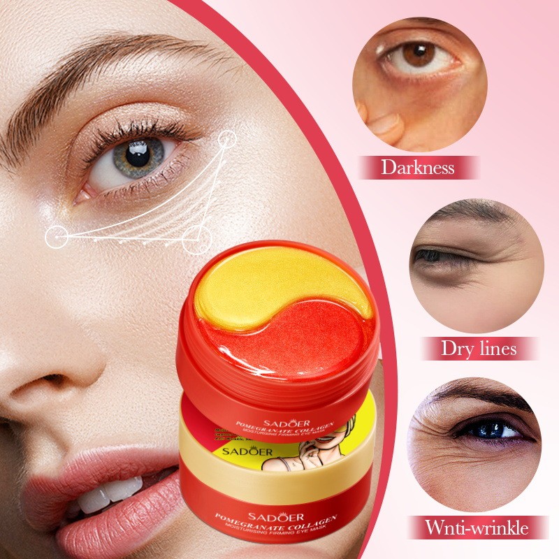 Pomegranate Collagen Nourishes the Eyes Tightens Wrinkles and Repairs the Eye Mask