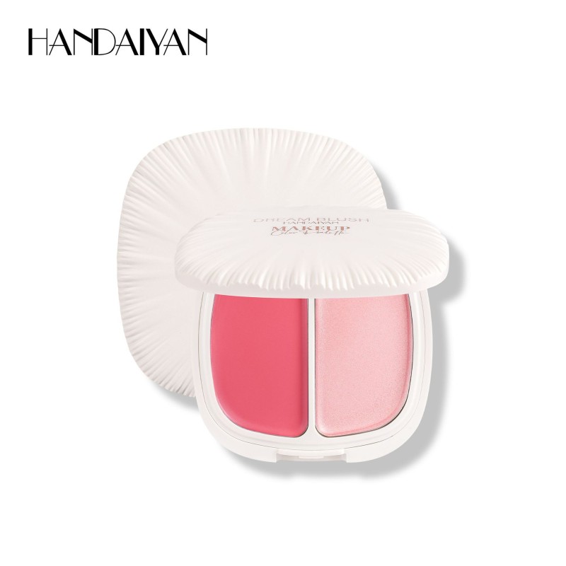 Red Highlight Two One High Texture Six Color Powder  Blusher