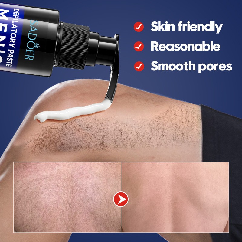 Men's Smooth Hair Removal Cream Does Not Stimulate Underarm Body Hair Removal Cream