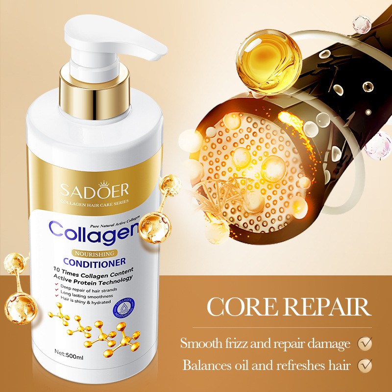 Bone Collagen Softening Hair Conditioner Nourishes and Cares for Hair Conditioner