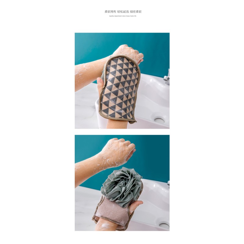 Double Sided Bath Products, Back Wiping Gloves, Household Strong Mud Wipes