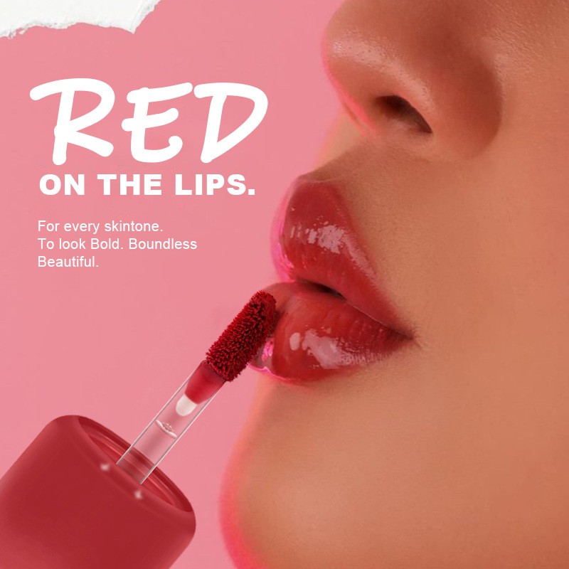 Whitening and ColorRendering Non Stick to Cup Lip Gloss Use Matte Velvet Lip Gloss and Matte Lipstick