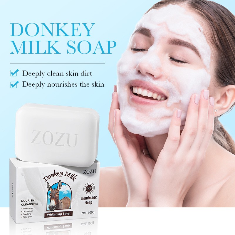 Donkey Milk Beautiful White Moisturizing Handmade Soap 100g Cleansing Bath Moisturizing Soap