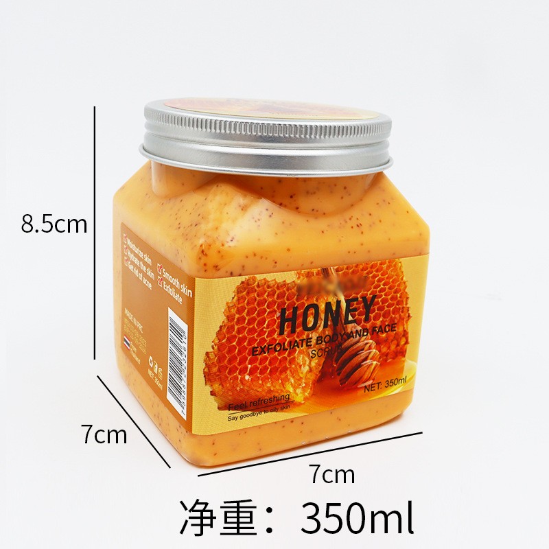 Fruit Fragrance Body Scrub 350ML Male Female Cleaning Moisturizing Scrub Bath Salt