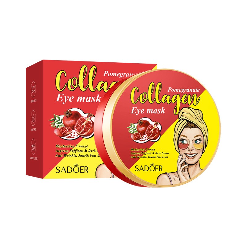 Pomegranate Collagen Nourishes the Eyes Tightens Wrinkles and Repairs the Eye Mask