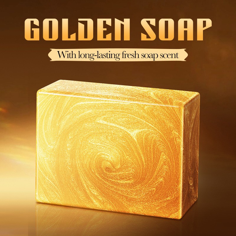 24K Gold Handmade Essential Oil Moisturizing Cleansing Body Cleansing Handmade Soap