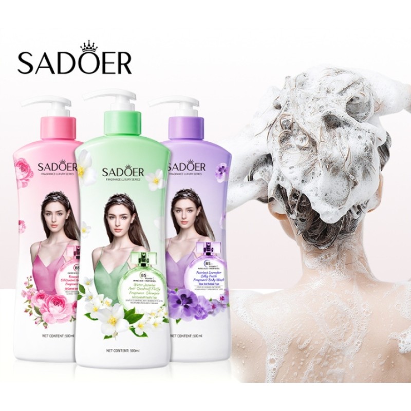 Bath Set Deep Cleaning Rose Fragrance Shampoo Lavender Moisturizing Shower Gel