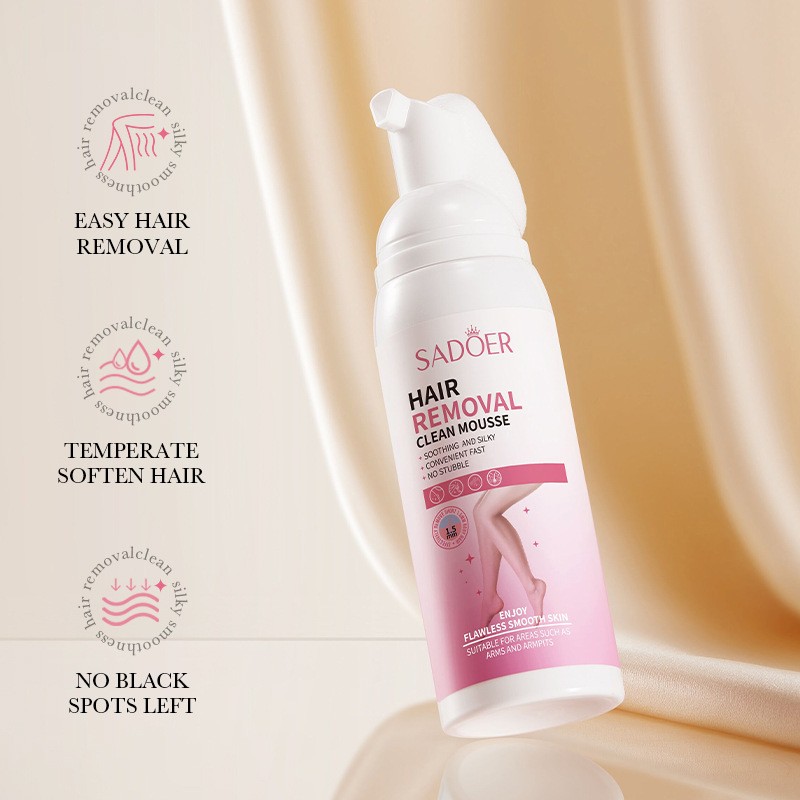Hair removal mousse hair removal non irritating silky smooth hair removal cream 100g