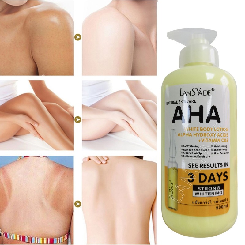 AHA Fruit Acid VC Skin Brightening Moisturizing Lotion 500ml Moisturizing Lotion