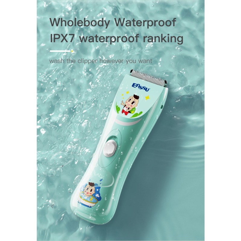 Baby Specific Shaving Ultra Quiet Automatic Baby Cleaning Hair Clipper