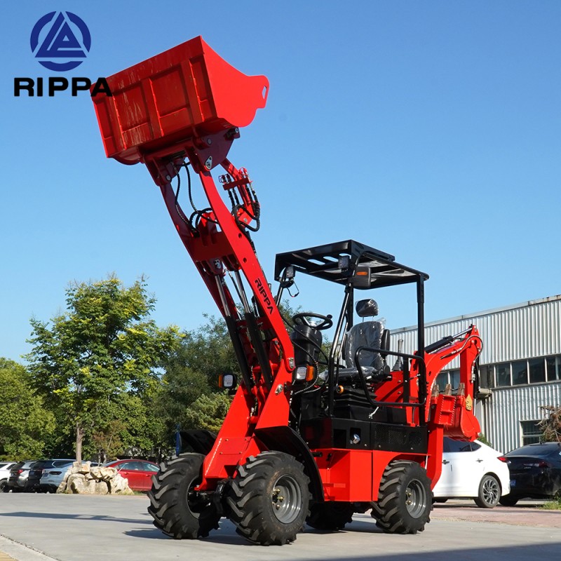 Wheel Backhoe Loader Supplier - Rippa New Strong 3-5 Ton Towable