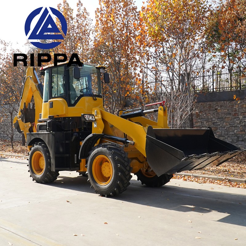 Mini Backhoe Loader Factory - Rippa Manufacturer 6-7 Ton Wheel