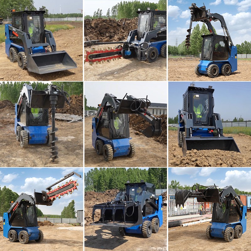 Mini Loader Supplier - Free Shipping EPA CE Certified Home Use Wheel
