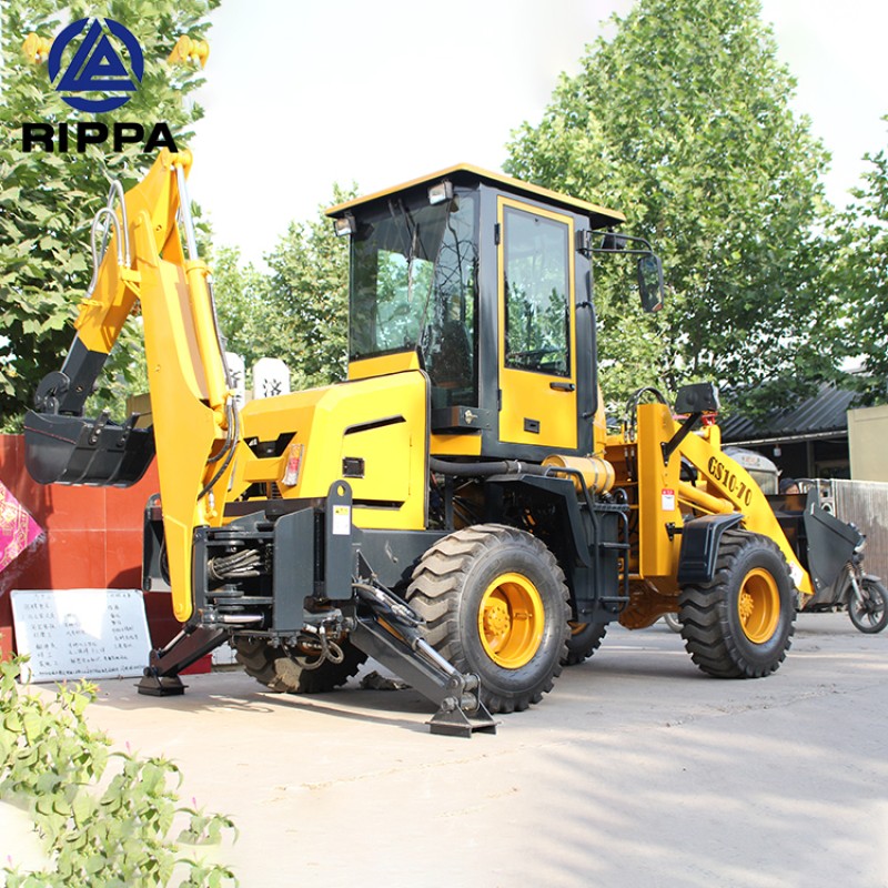 Excavator Machine Supplier - Rippa China Factory Mini Tractor with Wheels