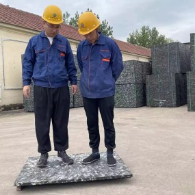 Plastic Pallet Factory - Recycled GMT Fiber Block Pallet QT424