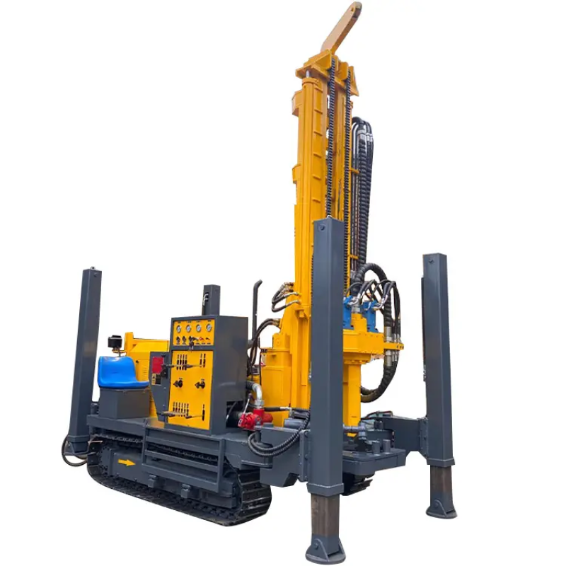Rotary Borehole Rig Supplier - Used Portable Diesel Air Power DTH Drill