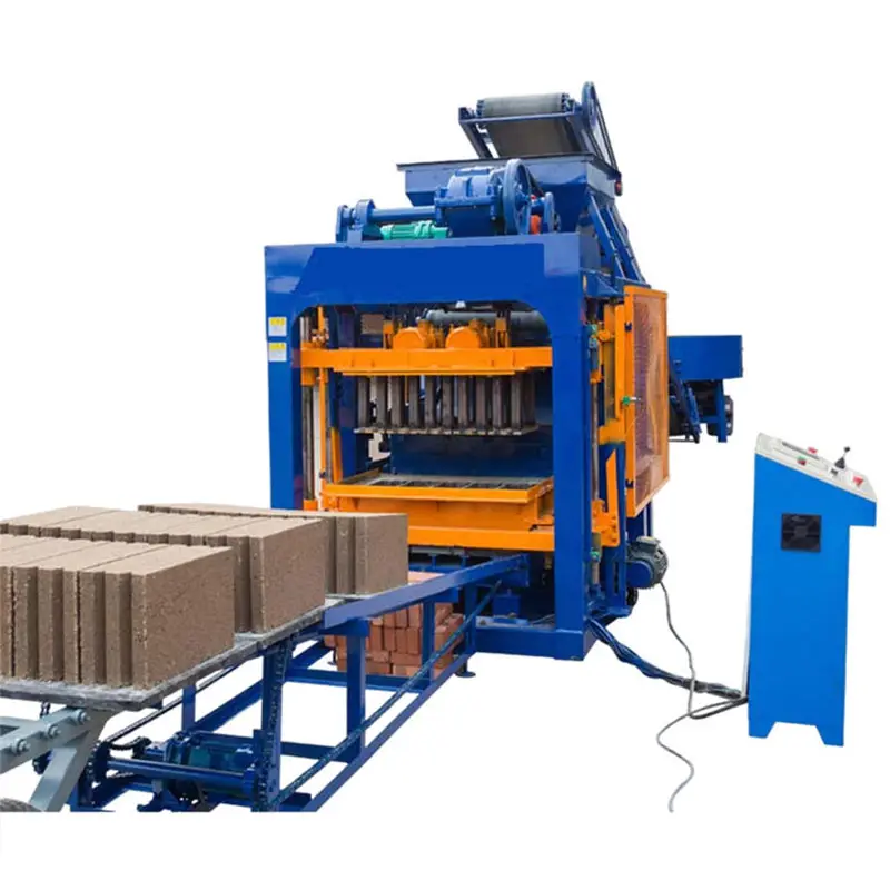 Block Making Machine Factory - QT4-25 Automatic Cheap Hollow Brick 220V