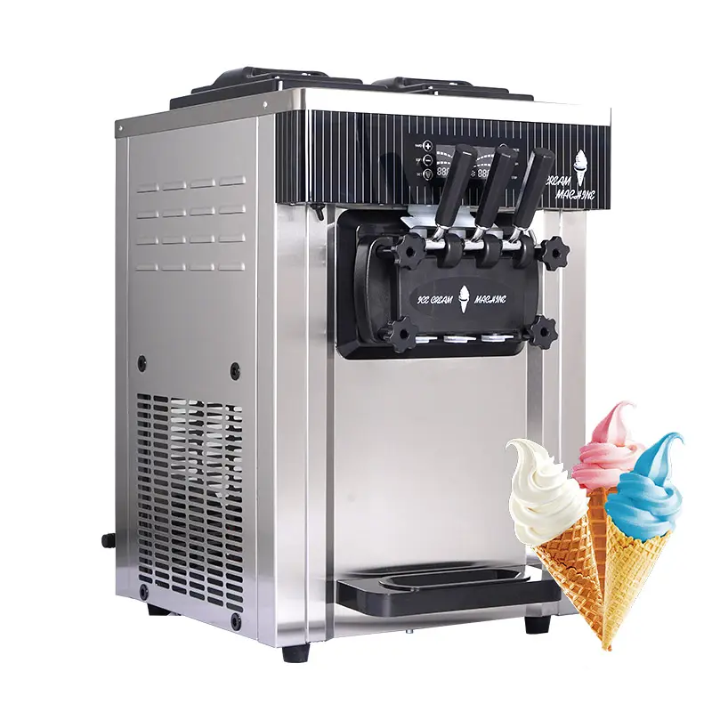 Soft Serve Ice Cream Maker Factory - Commercial 304 Stainless Steel Production
