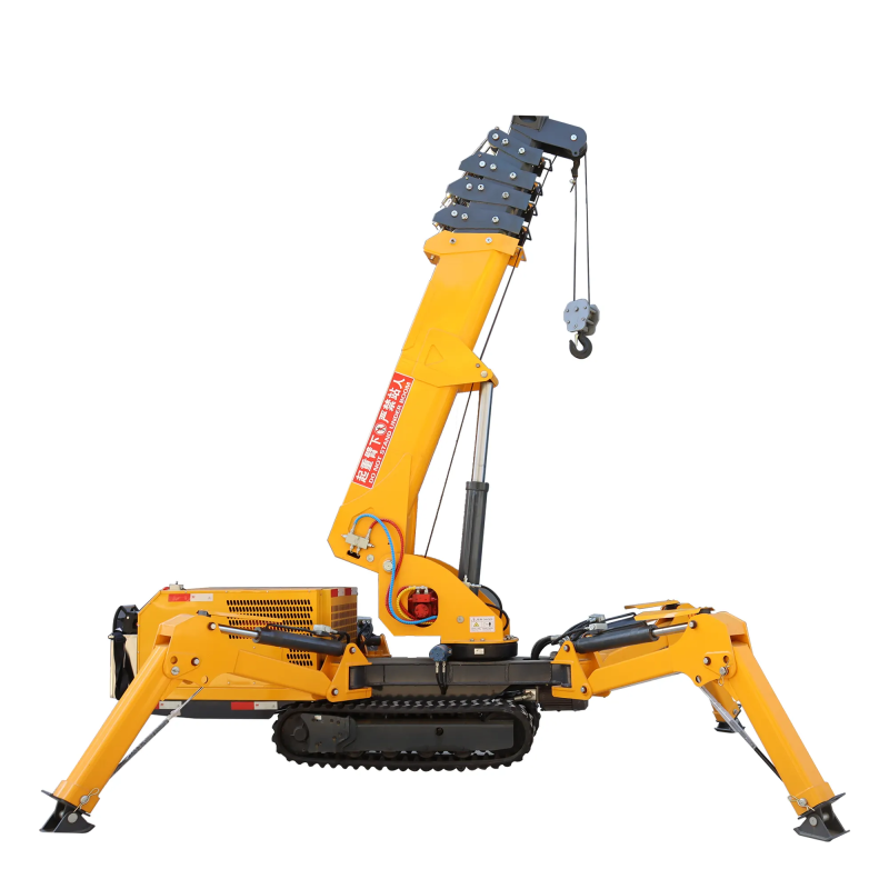 Spider Cranes Manufacturer - China CE Approved Euro V 1.2-8ton Crane