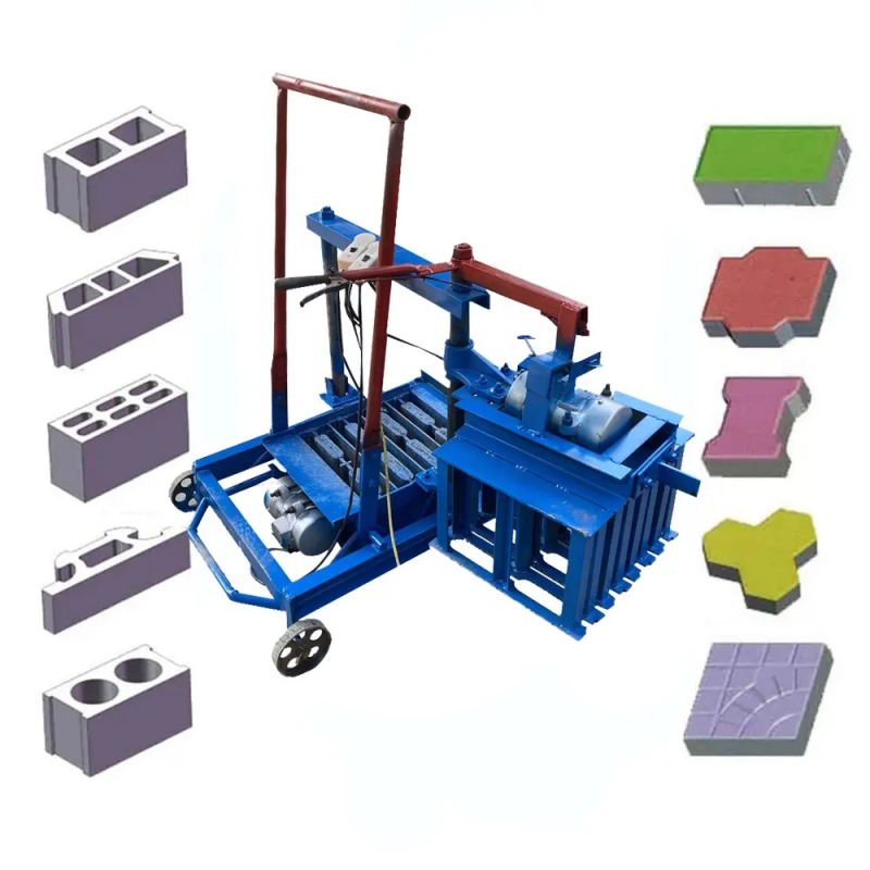 Block Making Machine Factory - QT4-25 Automatic Cheap Hollow Brick 220V