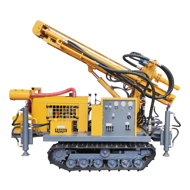 Water Drilling Machine Factory - Portable 200-500m Capacity Air Power Core