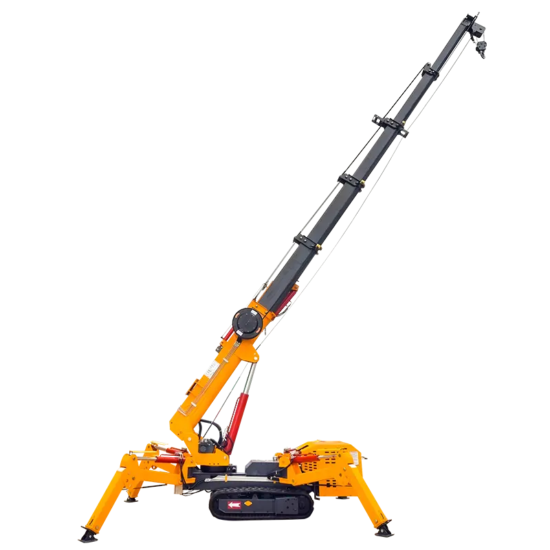Diesel Spider Crane Factory - 2025 New Product 3Ton Telescopic Arm