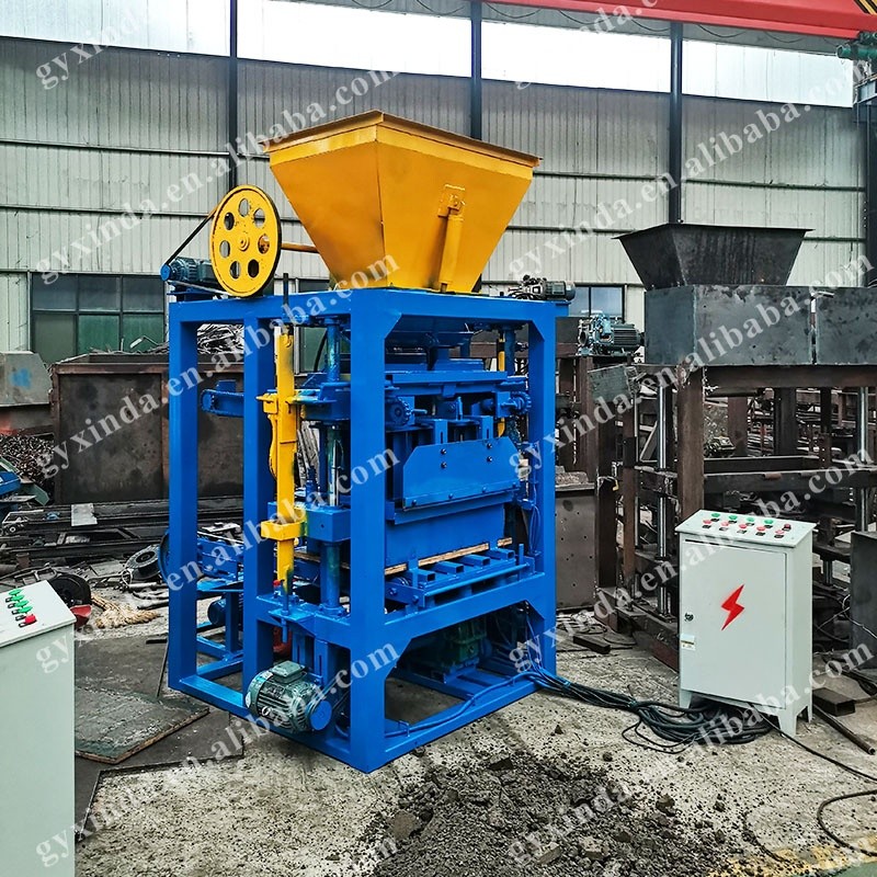 Block Machine Manufacturer - Electric Hollow 4-26 Model