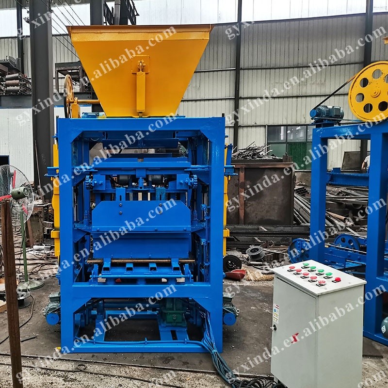 Block Machine Manufacturer - Electric Hollow 4-26 Model