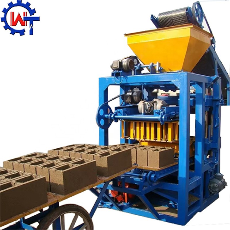 Colored Paving Machine Manufacturer - QT4-24 Concrete Blocks Colored Paving Machine