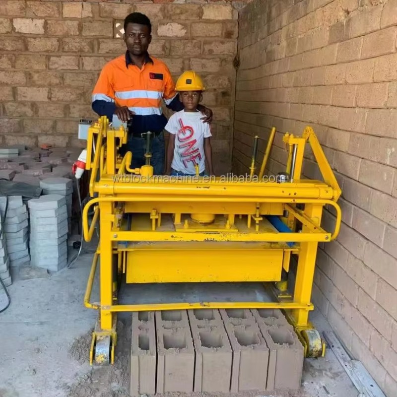 Mobile Brick Machine Manufacturer - QT40-3A Mobile Egg Laying Concrete Brick Cost