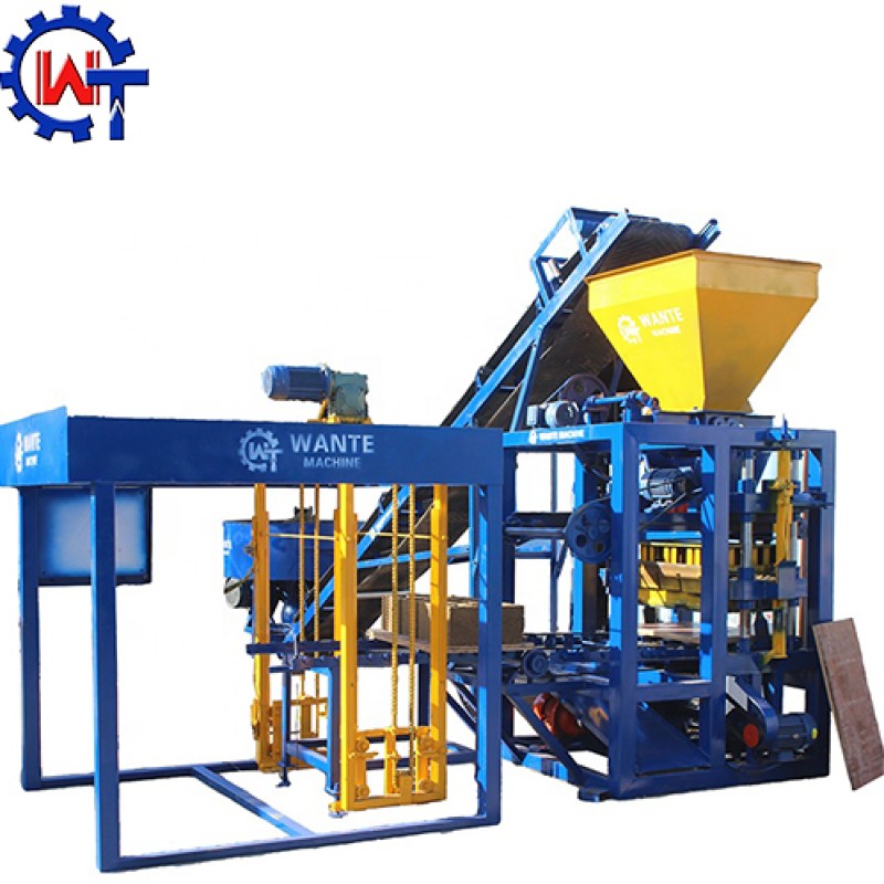 Colored Paving Machine Manufacturer - QT4-24 Concrete Blocks Colored Paving Machine