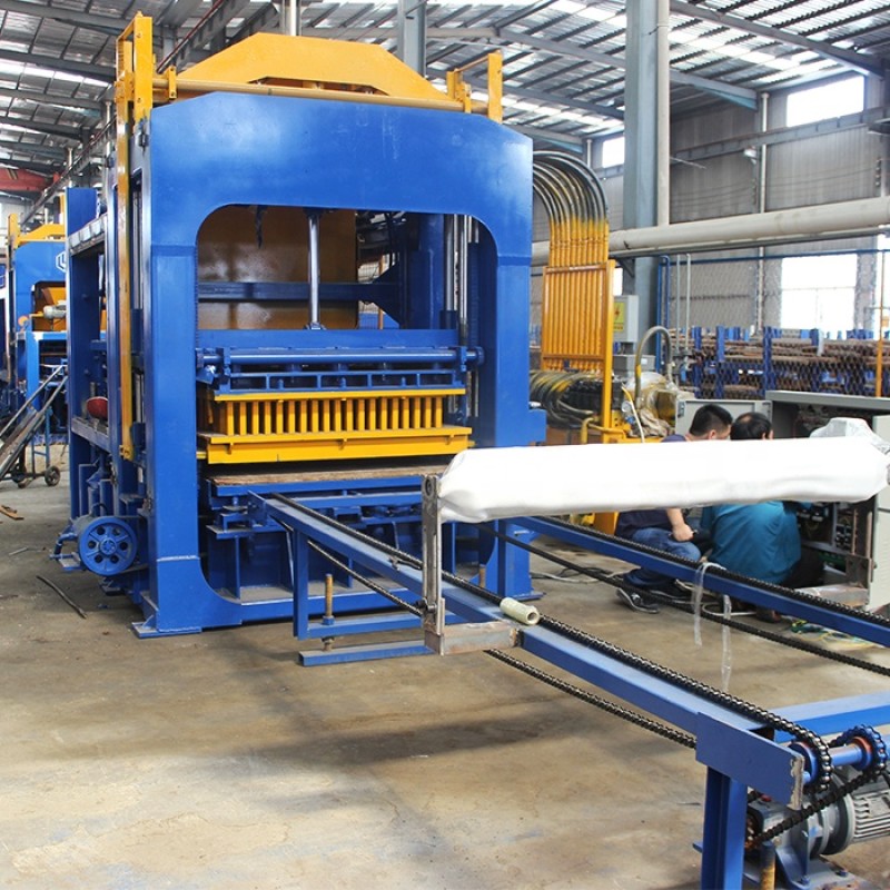 Automatic Block Line Manufacturer - QT8-15 Automatic Concrete Cement Sand Iron