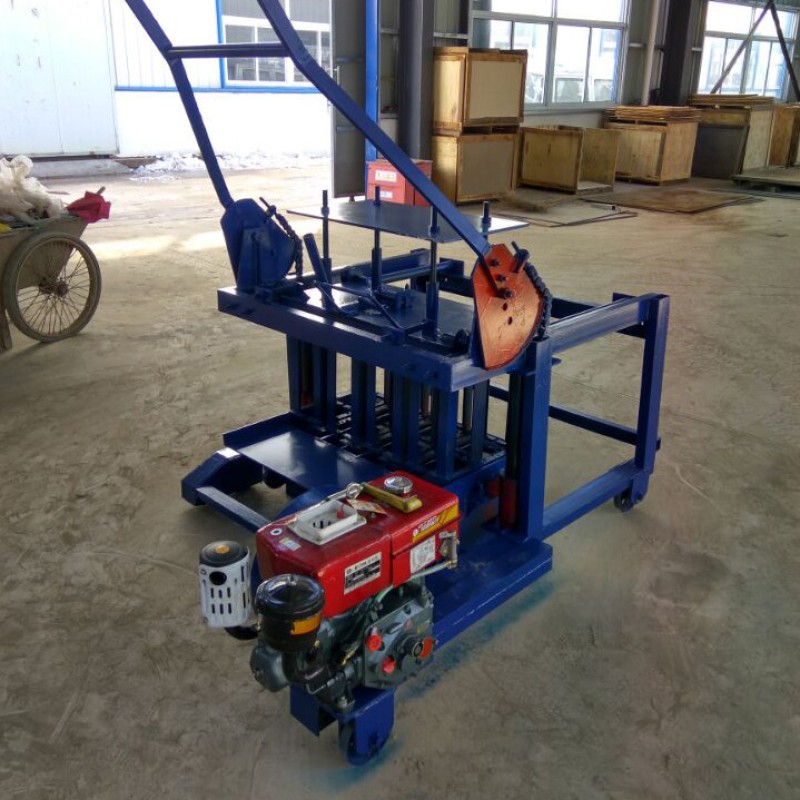 Diesel Brick Machine Manufacturer - QT40-3D Diesel Engine Concrete Hollow Block