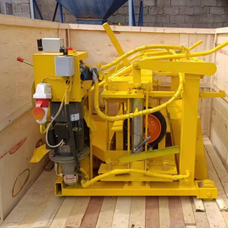 Manual Block Machine Manufacturer - QT40-3A Manual Egg Laying Hollow Blocks Mobile