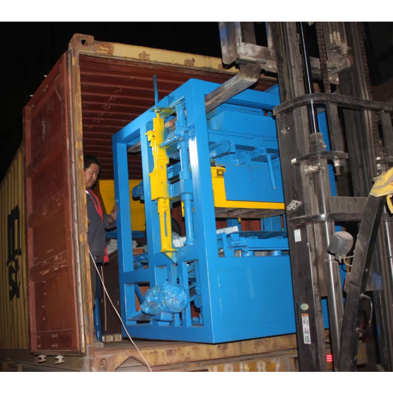 Semi-automatic Block Machine Factory - QT4-24 Semi-automatic Hollow Concrete Blocks