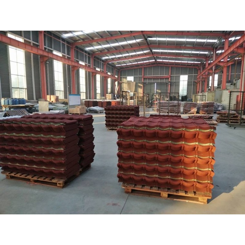 Stone Coated Tile Supplier - 0.45mm Thick Color Stone Coated Metal Roof Tiles