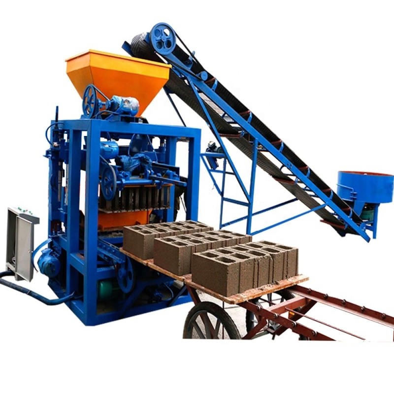 Semi-automatic Block Machine Factory - QT4-24 Semi-automatic Hollow Concrete Blocks