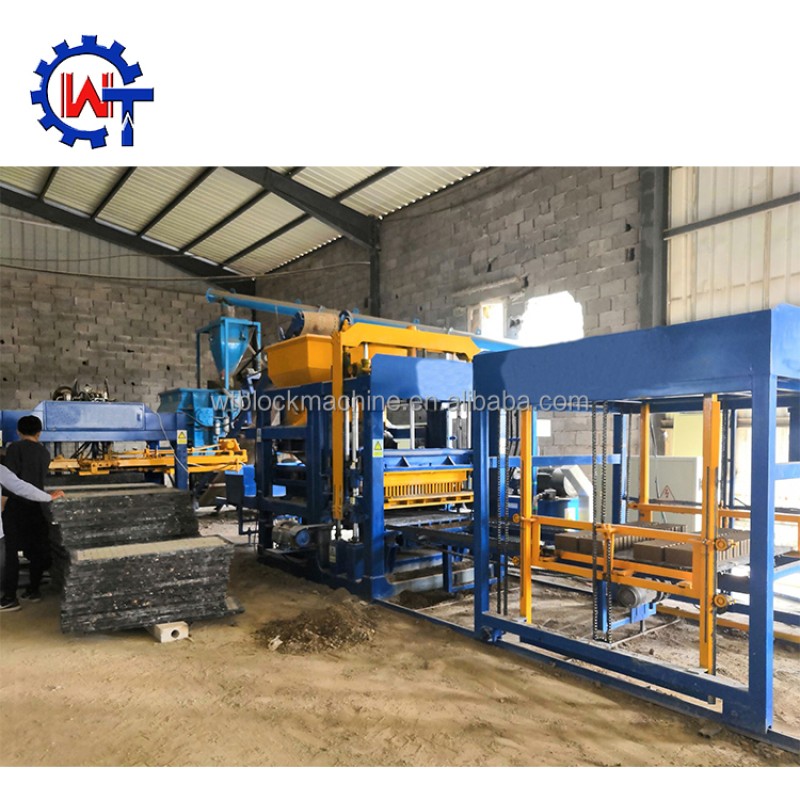 Concrete Block Machine Factory - QT6-15 Fully Automatic Concrete Hollow Blocks
