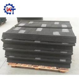 Stone Coated Tile Supplier - Nigeria 0.4mm Black White Shingle Stone Coated