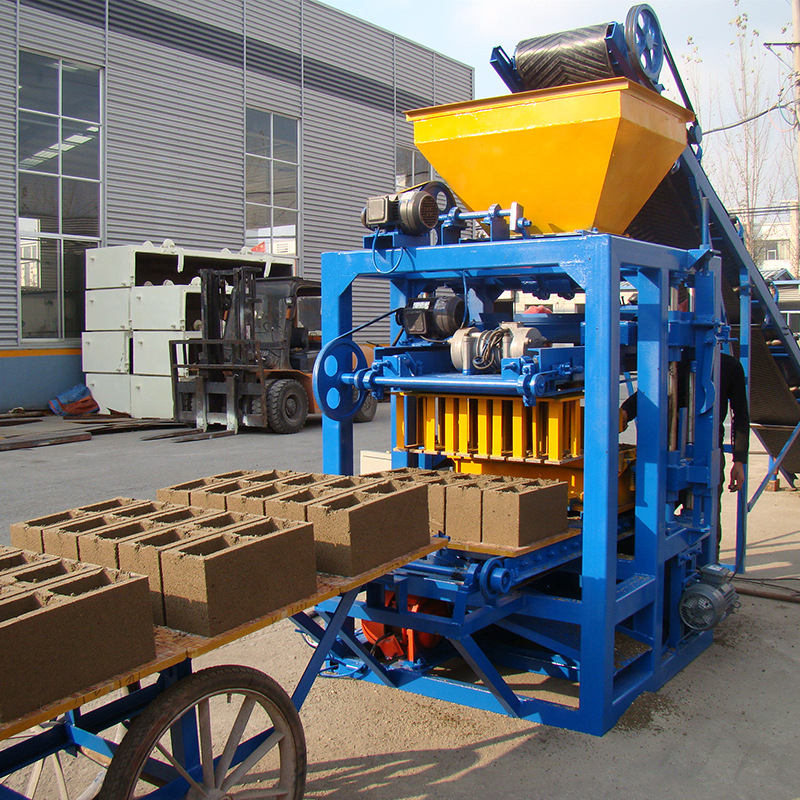 Semi-automatic Block Machine Supplier - QT4-24 Semi-automatic Concrete Blocks Mixing
