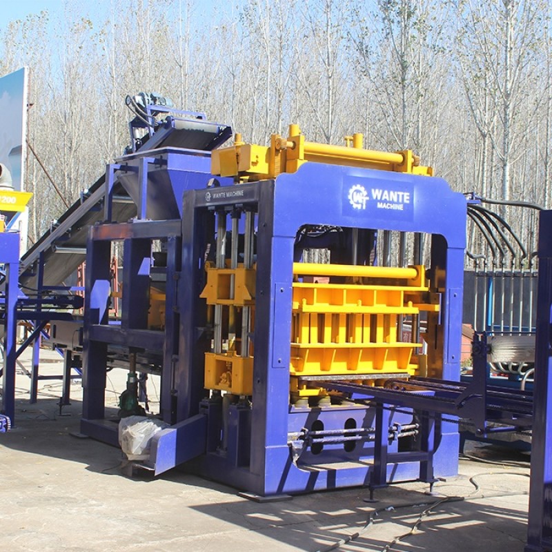 Automatic Block Line Manufacturer - QT8-15 Automatic Concrete Cement Sand Iron