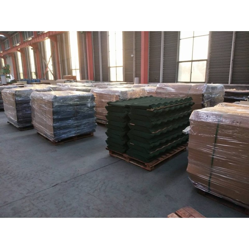 Stone Coated Tile Supplier - 0.45mm Thick Color Stone Coated Metal Roof Tiles