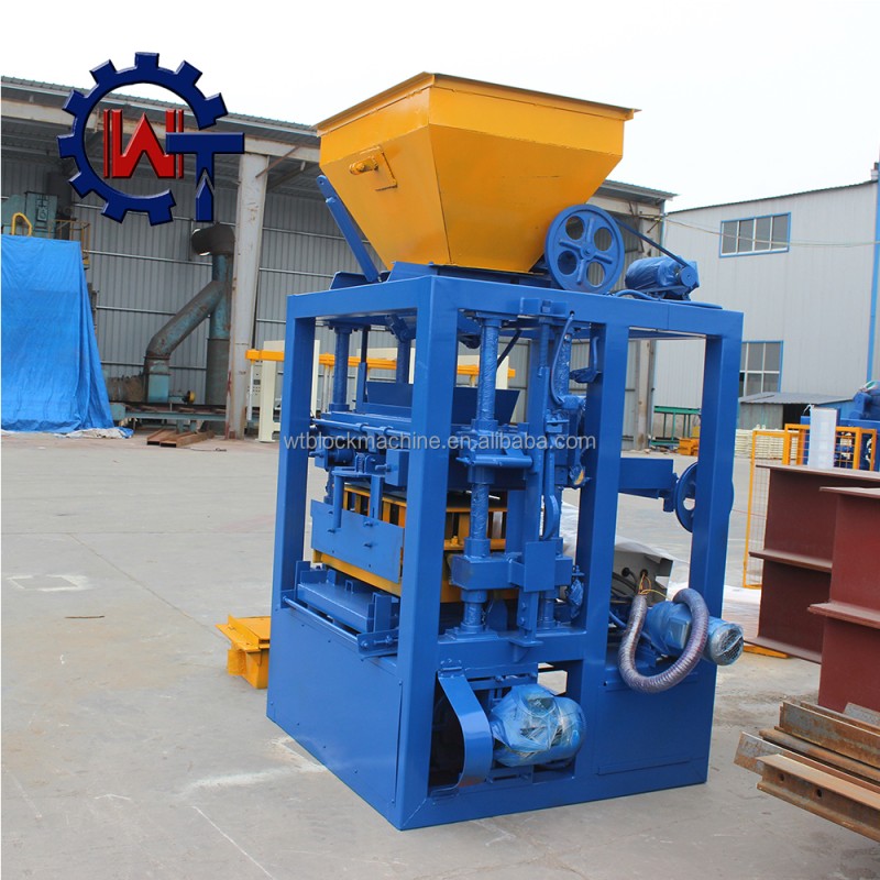 Semi-automatic Block Machine Factory - QT4-24 Semi-automatic Hollow Concrete Blocks