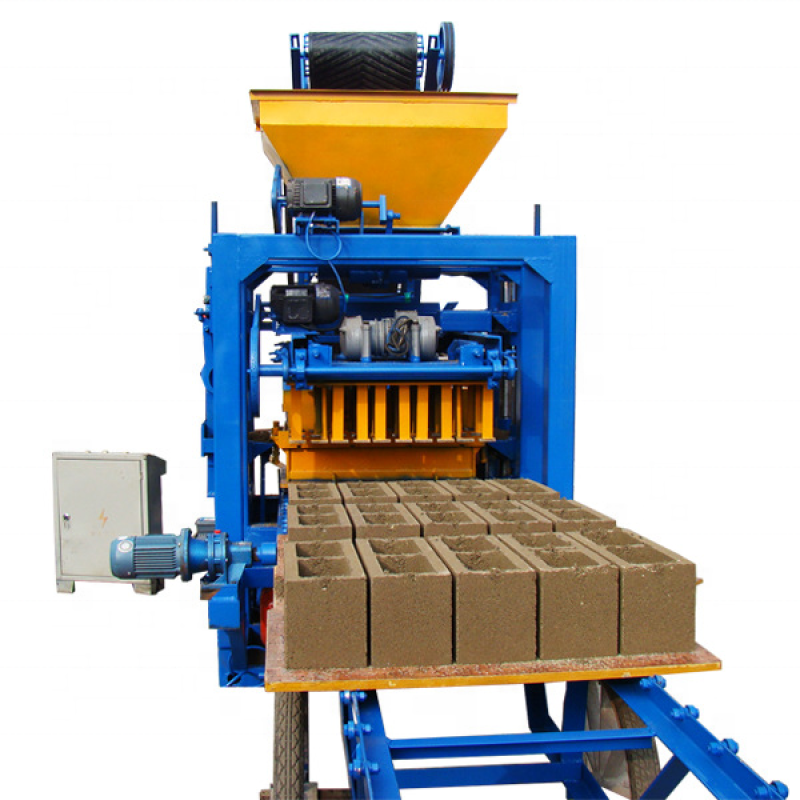 Semi-automatic Block Machine Supplier - QT4-24 Semi-automatic Concrete Blocks Mixing