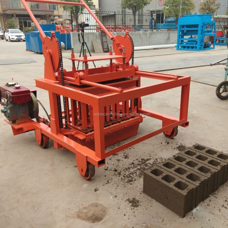 Mobile Diesel Machine Supplier - Mobile Diesel Engine Block QT40-3D Cement Block