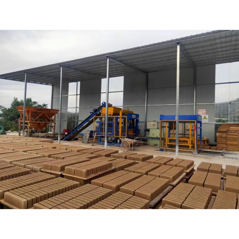 Concrete Block Machine Supplier - Automatic Concrete Cement Brick QT6-15 Concrete