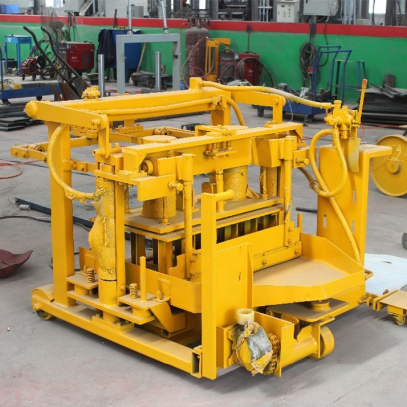 Mobile Brick Machine Manufacturer - QT40-3A Mobile Egg Laying Concrete Brick Cost
