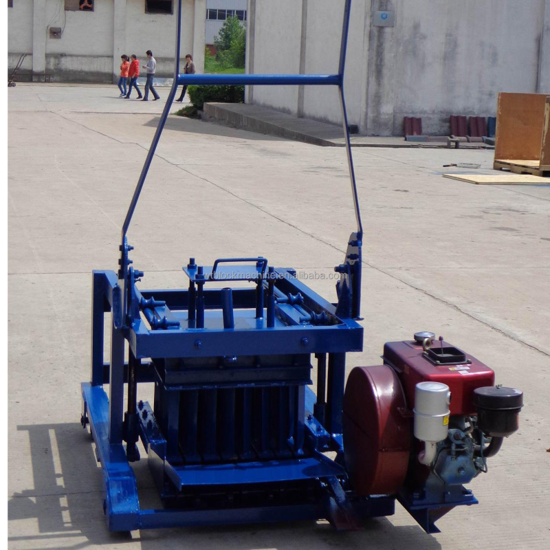 Diesel Block Machine Factory - Egg Laying Diesel Block QT40-3D Cement Block