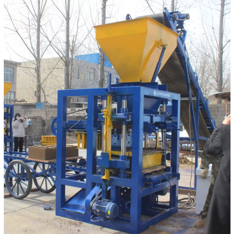 Tiles Making Machine Factory - Brick Making Machinery Tiles Making QT4-24 Hollow