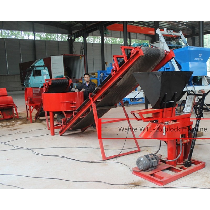 Hydraulic Brick Machine Supplier - Technology Hydraulic Compaction WT1-25